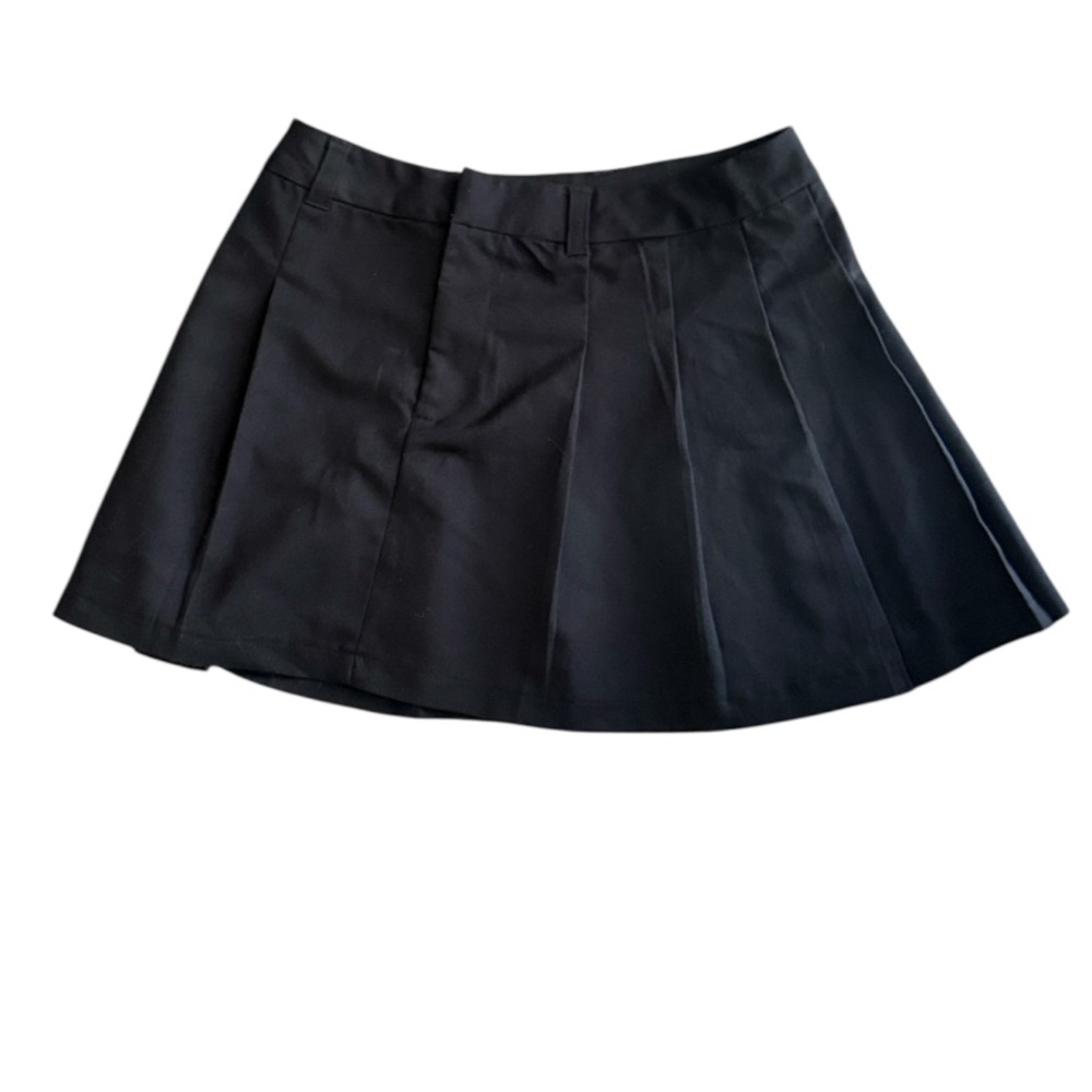 H&M Divided Black Pleated Mini Skirt Sz S